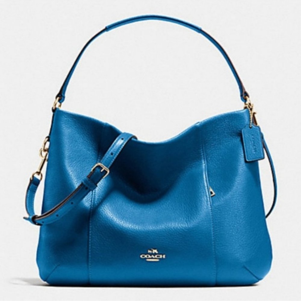 Coach Pebble Leather Isabelle Bag, Like NEW